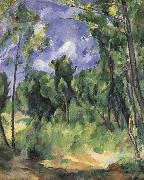 Paul Cezanne forest oil painting artist